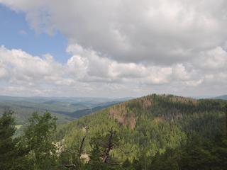 Pohled z Ob��ho hradu (foto - VH)