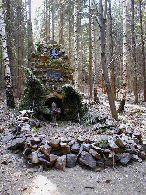 Pomnik Jakuba Jana Ryby poblíž Voltuše
